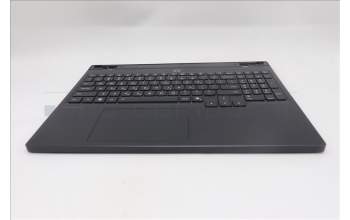 Lenovo 5CB1S24062 C-Cover with keyboard, Greek, Eclipse Black, RGB Backlight, Anodizing Sandblasting, US