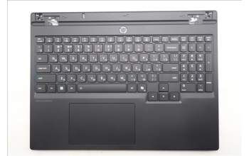 Lenovo 5CB1S24072 C-Cover with keyboard, Russian, Eclipse Black, RGB Backlight, Anodizing Sandblasting, US