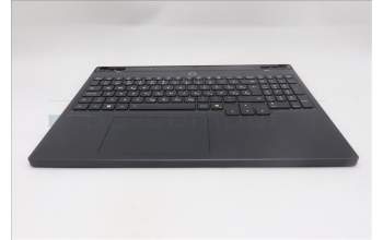 Lenovo 5CB1S24073 C-Cover with keyboard, Slovenian, Eclipse Black, RGB Backlight, Anodizing Sandblasting, UK
