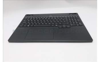 Lenovo 5CB1S24084 C-Cover with keyboard, Bulgarian, Eclipse Black, White Backlight, Anodizing Sandblasting, UK
