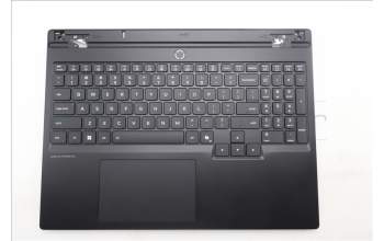Lenovo 5CB1S24086 C-Cover with keyboard, English, Eclipse Black, White Backlight, Anodizing Sandblasting, US