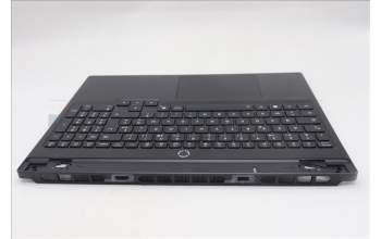 Lenovo 5CB1S24088 C-Cover with keyboard, French, Eclipse Black, White Backlight, Anodizing Sandblasting, US