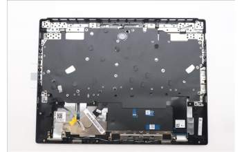 Lenovo 5CB1S24166 C-Cover with keyboard, Italian, Eclipse Black, White Backlight, Anodizing Sandblasting, UK