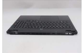 Lenovo 5CB1S24171 C-Cover with keyboard, Portuguese, Eclipse Black, White Backlight, Anodizing Sandblasting, UK