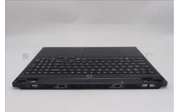 Lenovo 5CB1S31065 C-Cover with keyboard, US English Euro, Eclipse Black, White Backlight, Painting, US