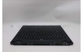 Lenovo 5CB1S31074 C-Cover with keyboard, Italian, Eclipse Black, White Backlight, Painting, UK