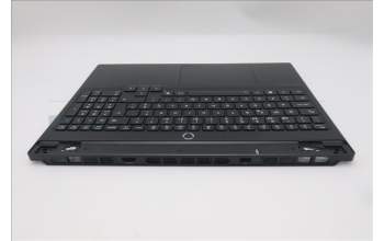 Lenovo 5CB1S31079 C-Cover with keyboard, Portuguese, Eclipse Black, White Backlight, Painting, UK
