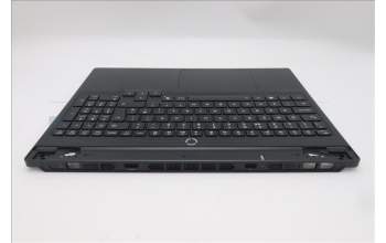 Lenovo 5CB1S31087 C-Cover with keyboard, UK English, Eclipse Black, White Backlight, Painting, UK