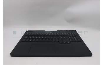 Lenovo 5CB1S31111 C-Cover with keyboard, UK English, Eclipse Black, White Backlight, UK