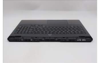 Lenovo 5CB1S31119 C-Cover with keyboard, Italian, Eclipse Black, White Backlight, UK
