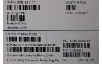 Lenovo 5CB1S31147 C-Cover with keyboard, Hungarian, Eclipse Black, RGB Backlight, UK