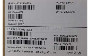 Lenovo 5CB1S50829 A-Cover, 83L0, BLG