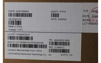 Lenovo 5CB1S50834 C-Cover with keyboard, Belgian, Luna Grey, UK