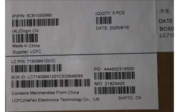 Lenovo 5CB1S50990 C-Cover with keyboard, Switzerland, Tidal Teal, UK