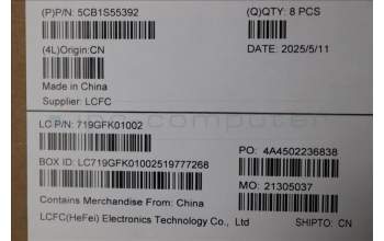 Lenovo 5CB1S55392 A-Cover, MX030_PC_FHD, TS