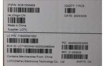 Lenovo 5CB1S55409 COVER MTS42_A_COVER_CFRP_EP_BK_ASSY