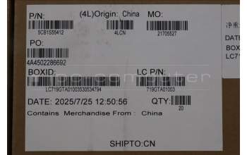 Lenovo 5CB1S55412 MTS42_B_SHEET_IR_AL_ASSY