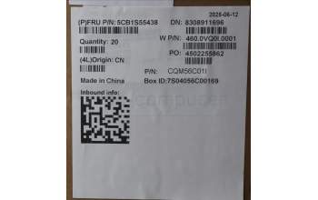 Lenovo 5CB1S55438 C-Cover, ASM, AMD, WLAN, BLANC