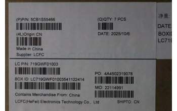 Lenovo 5CB1S55466 MP6C0_C_COVER_WN_PMIC_SUB_ASSY