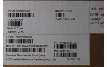 Lenovo 5CB1S55467 MP6C0_C_COVER_WW_PMIC_SUB_ASSY