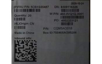 Lenovo 5CB1S55487 C-Cover, ASM, KRK, WLAN, With Dummy Smart Card