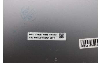 Lenovo 5CB1S55491 FRU ME472_DCOVER_SUB_ASSY_AL_GY