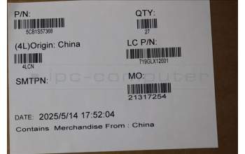 Lenovo 5CB1S57368 Cover 21R0, Camera Shutter