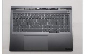 Lenovo 5CB1S57385 C-Cover with keyboard, Italian, ClickPad, w/Screw, UK