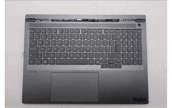 Lenovo 5CB1S57391 C-Cover with keyboard, UK English, ClickPad, w/Screw, UK