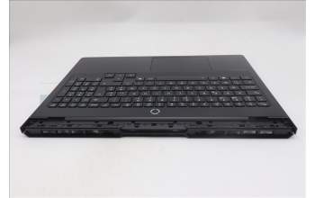 Lenovo 5CB1S57468 C-Cover with keyboard, Belgian, Eclipse Black, RGB Backlight, UK