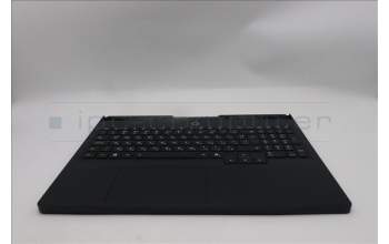 Lenovo 5CB1S57470 C-Cover with keyboard, Bulgarian, Eclipse Black, RGB Backlight, UK