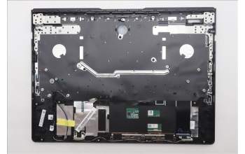 Lenovo 5CB1S57480 C-Cover with keyboard, Hebrew, Eclipse Black, RGB Backlight, US