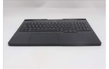 Lenovo 5CB1S57480 C-Cover with keyboard, Hebrew, Eclipse Black, RGB Backlight, US