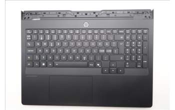 Lenovo 5CB1S57487 C-Cover with keyboard, Nordic, Eclipse Black, RGB Backlight, UK