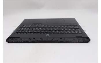 Lenovo 5CB1S57492 C-Cover with keyboard, Switzerland, Eclipse Black, RGB Backlight, UK