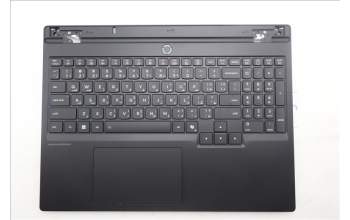 Lenovo 5CB1S75704 C-Cover with keyboard, Arabic, Eclipse Black, RGB Backlight, Anodizing Sandblasting, US