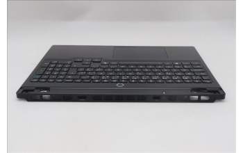 Lenovo 5CB1S75708 C-Cover with keyboard, Czech Slovakian, Eclipse Black, RGB Backlight, Anodizing Sandblasting, UK