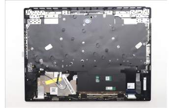 Lenovo 5CB1S75710 C-Cover with keyboard, US English Euro, Eclipse Black, RGB Backlight, Anodizing Sandblasting, US