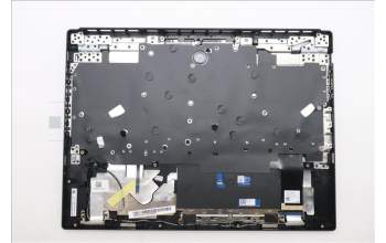 Lenovo 5CB1S75711 C-Cover with keyboard, French, Eclipse Black, RGB Backlight, Anodizing Sandblasting, US