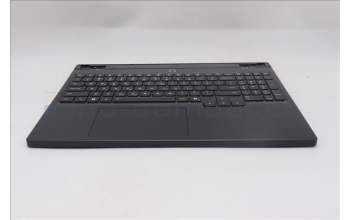 Lenovo 5CB1S75715 C-Cover with keyboard, Greek, Eclipse Black, RGB Backlight, Anodizing Sandblasting, US