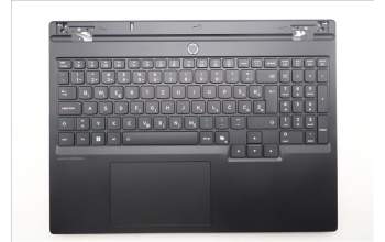 Lenovo 5CB1S75726 C-Cover with keyboard, Slovenian, Eclipse Black, RGB Backlight, Anodizing Sandblasting, UK