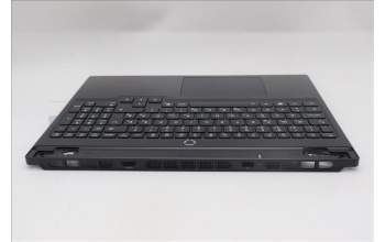 Lenovo 5CB1S75726 C-Cover with keyboard, Slovenian, Eclipse Black, RGB Backlight, Anodizing Sandblasting, UK