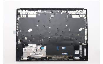 Lenovo 5CB1S75727 C-Cover with keyboard, Spanish, Eclipse Black, RGB Backlight, Anodizing Sandblasting, UK