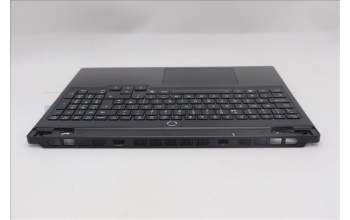 Lenovo 5CB1S75732 C-Cover with keyboard, UK English, Eclipse Black, RGB Backlight, Anodizing Sandblasting, UK