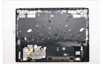 Lenovo 5CB1S76589 C-Cover with keyboard, Belgian, Eclipse Black, White Backlight, Anodizing Sandblasting, UK