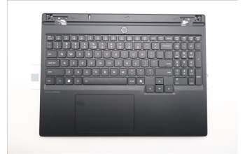 Lenovo 5CB1S76594 C-Cover with keyboard, US English Euro, Eclipse Black, White Backlight, Anodizing Sandblasting, US