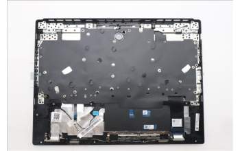 Lenovo 5CB1S76598 C-Cover with keyboard, German, Eclipse Black, White Backlight, Anodizing Sandblasting, UK