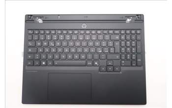 Lenovo 5CB1S76603 C-Cover with keyboard, Italian, Eclipse Black, White Backlight, Anodizing Sandblasting, UK