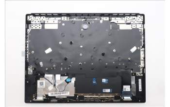 Lenovo 5CB1S76611 C-Cover with keyboard, Spanish, Eclipse Black, White Backlight, Anodizing Sandblasting, UK