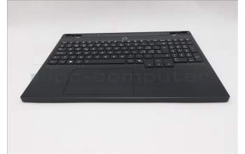 Lenovo 5CB1S76612 C-Cover with keyboard, Switzerland, Eclipse Black, White Backlight, Anodizing Sandblasting, UK